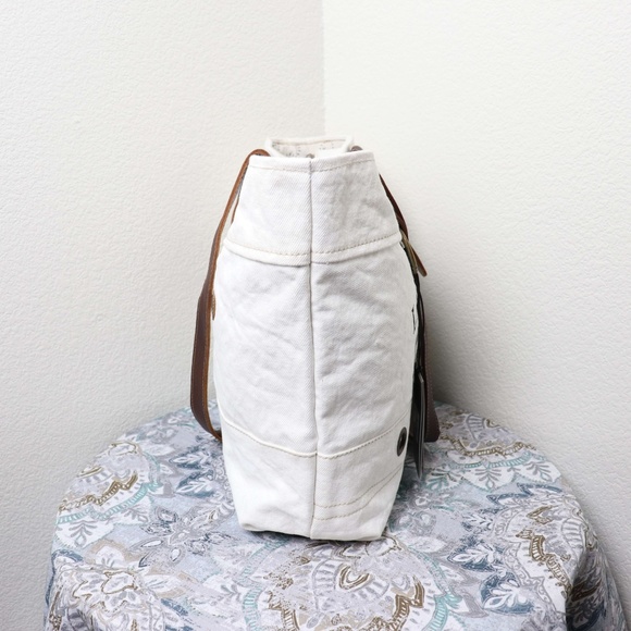🆕Myra Bag FRENCHY Large Tote Bag Canvas Bag Purse - Picture 4 of 8